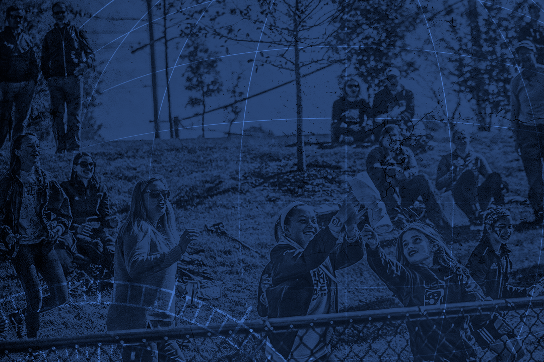 Fans on the hill at USA Lacrosse's Tierney Field